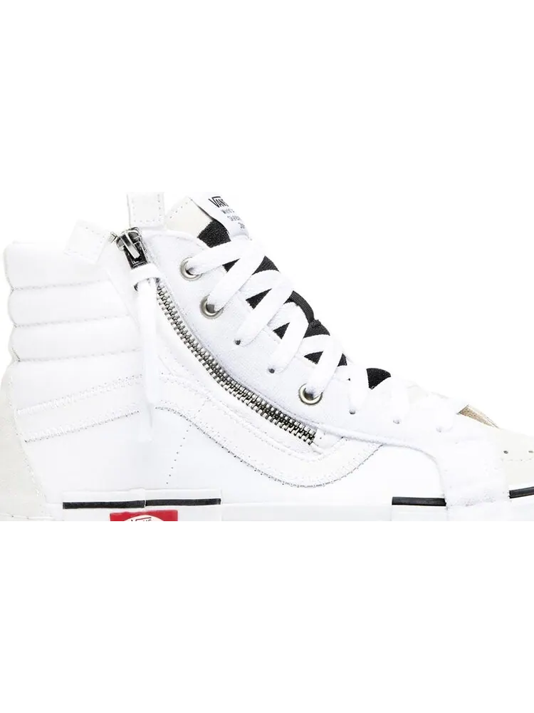 Кеды Vans SK8-Hi CAP LX Reissue White Checkerboard — изображение 2 из 8, белый