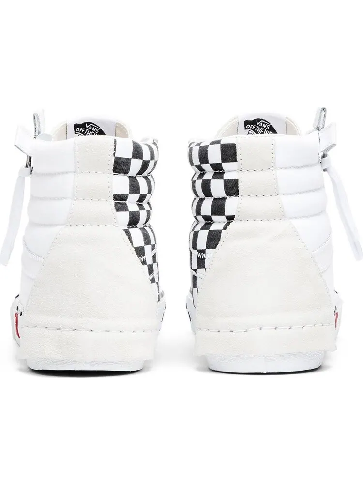 Кеды Vans SK8-Hi CAP LX Reissue White Checkerboard — изображение 6 из 8, белый