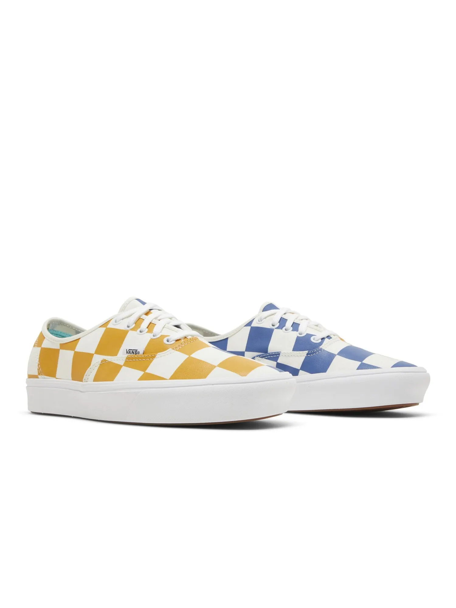 Кроссовки ComfyCush Authentic Vans — изображение 8 из 8, желтый/синий