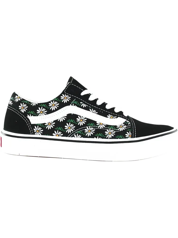 Кеды Vans ComfyCush Old Skool Scribble Flower — изображение 1 из 1, черный