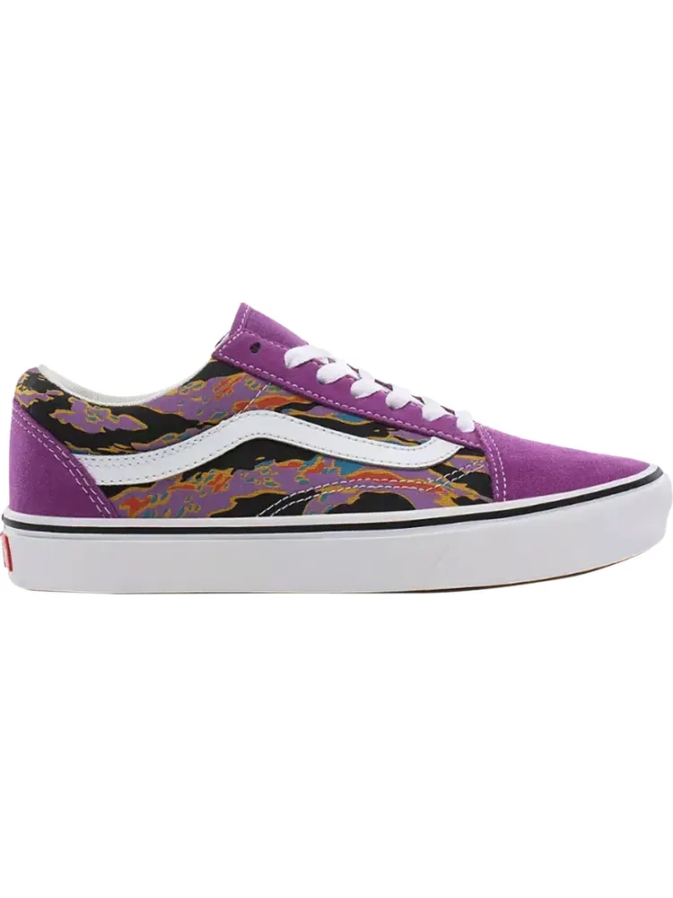 Кеды Vans ComfyCush Old Skool Dewberry Tiger Camo — изображение 1 из 1, фиолетовый