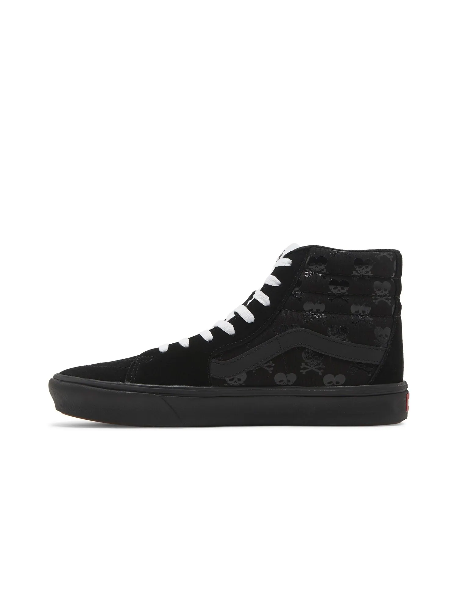 Кроссовки ComfyCush Sk8-Hi Vans — изображение 3 из 8, черный/белый
