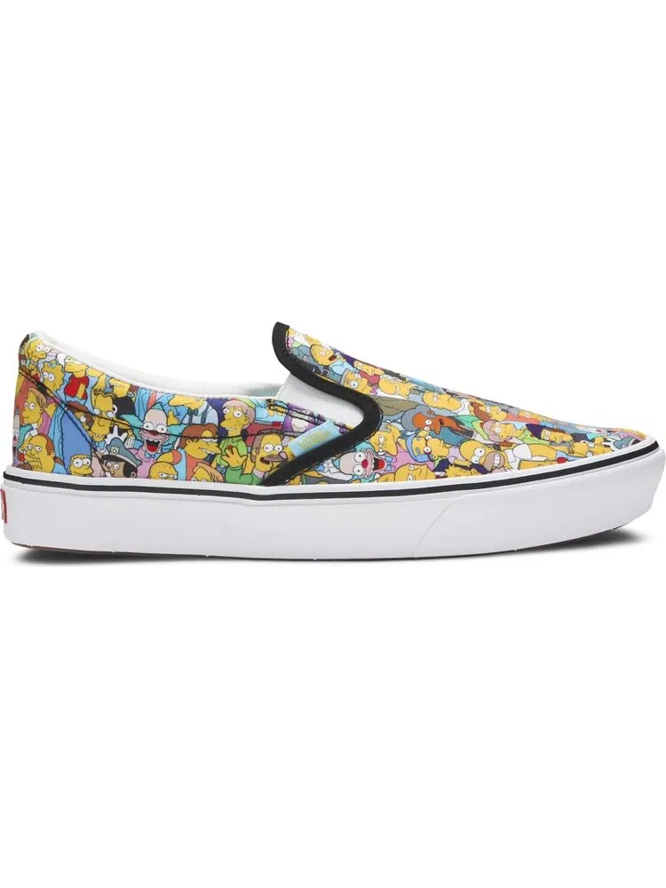 Кеды Vans The Simpsons x ComfyCush Slip-On Springfield — изображение 1 из 8, мульти