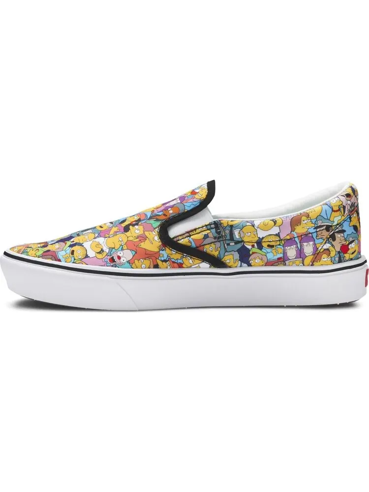 Кеды Vans The Simpsons x ComfyCush Slip-On Springfield — изображение 3 из 8, мульти