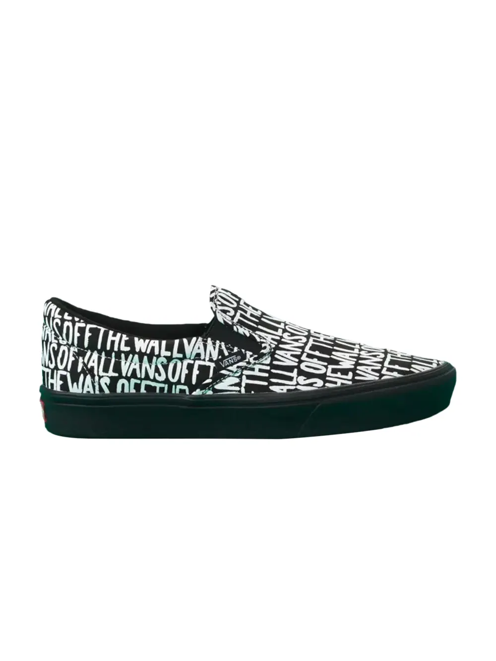 Слипоны ComfyCush Vans — изображение 1 из 1, черный/белый
