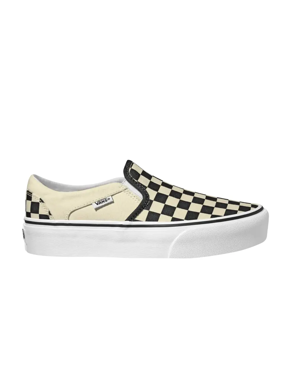 Кроссовки Wmns Asher Platform Vans — изображение 1 из 1, черный/белый