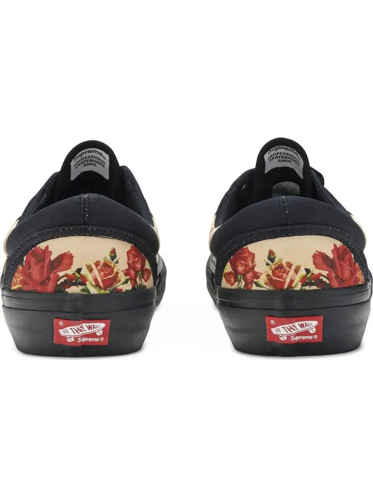 Кеды Vans Supreme x Jean Paul Gaultier x Era Pro Floral — изображение 6 из 8, черный