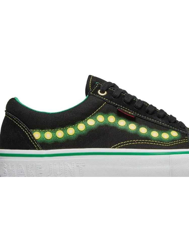 Кеды Vans Shake Junt x Old Skool Pro Black Green — изображение 2 из 8, черный