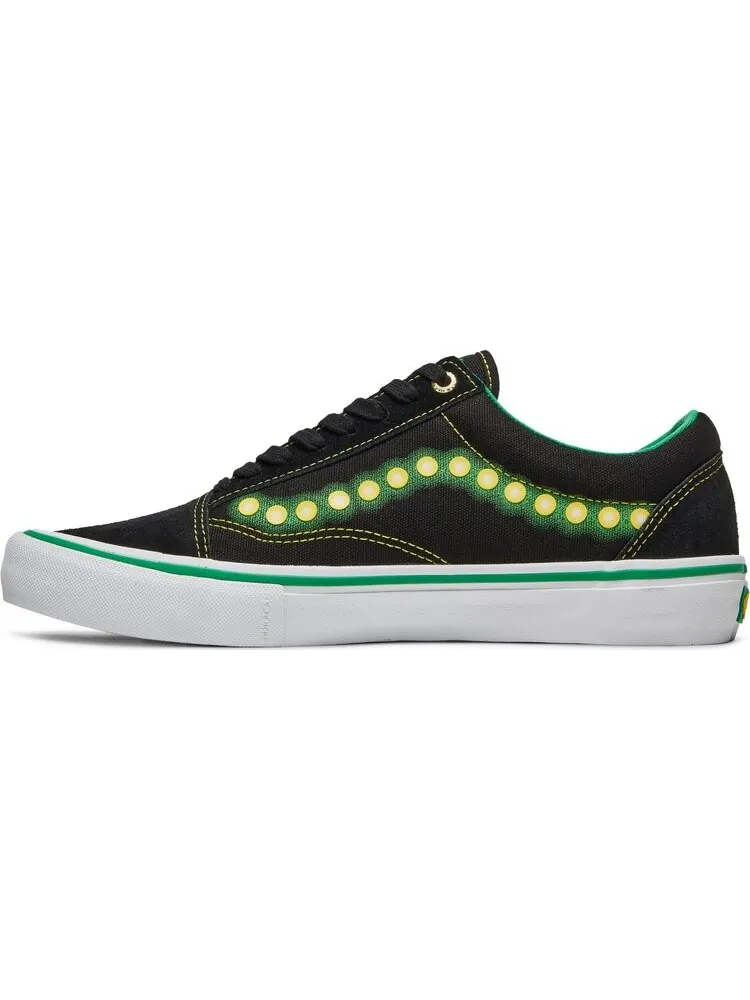Кеды Vans Shake Junt x Old Skool Pro Black Green — изображение 3 из 8, черный