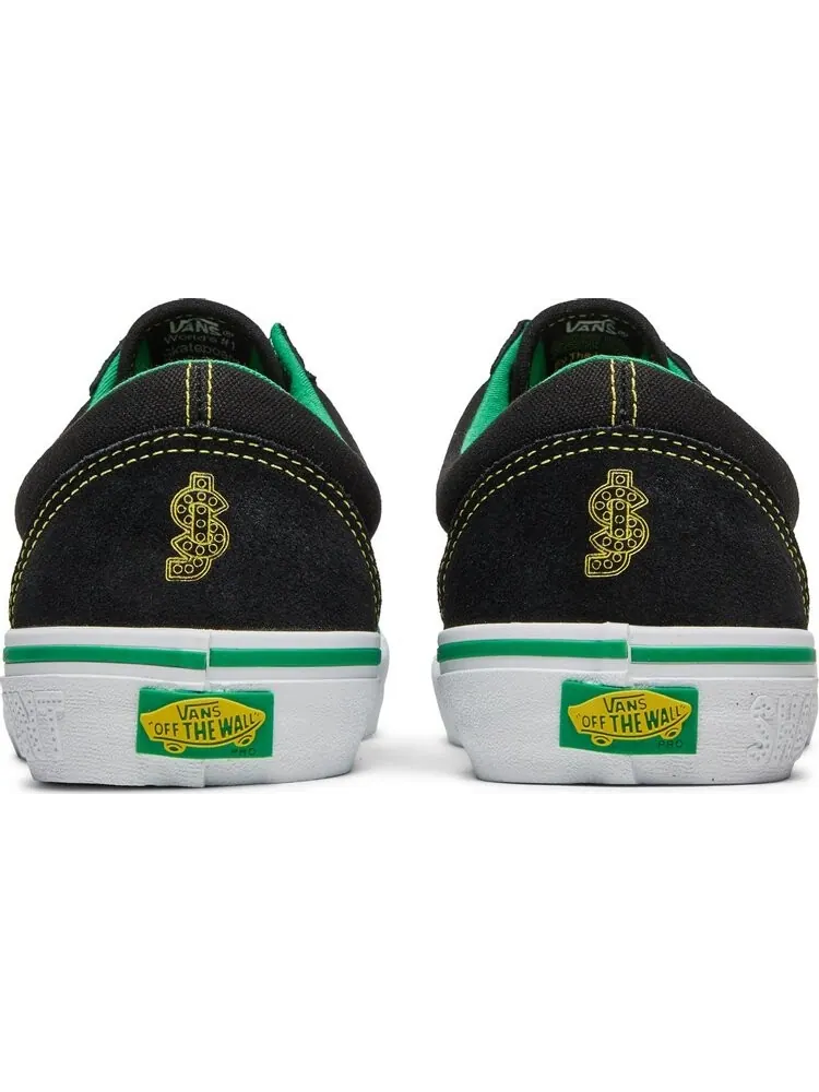 Кеды Vans Shake Junt x Old Skool Pro Black Green — изображение 6 из 8, черный