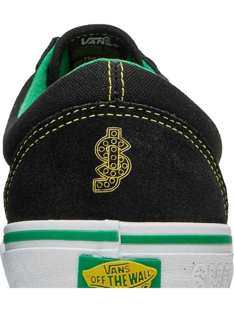 Кеды Vans Shake Junt x Old Skool Pro Black Green — изображение 7 из 8, черный
