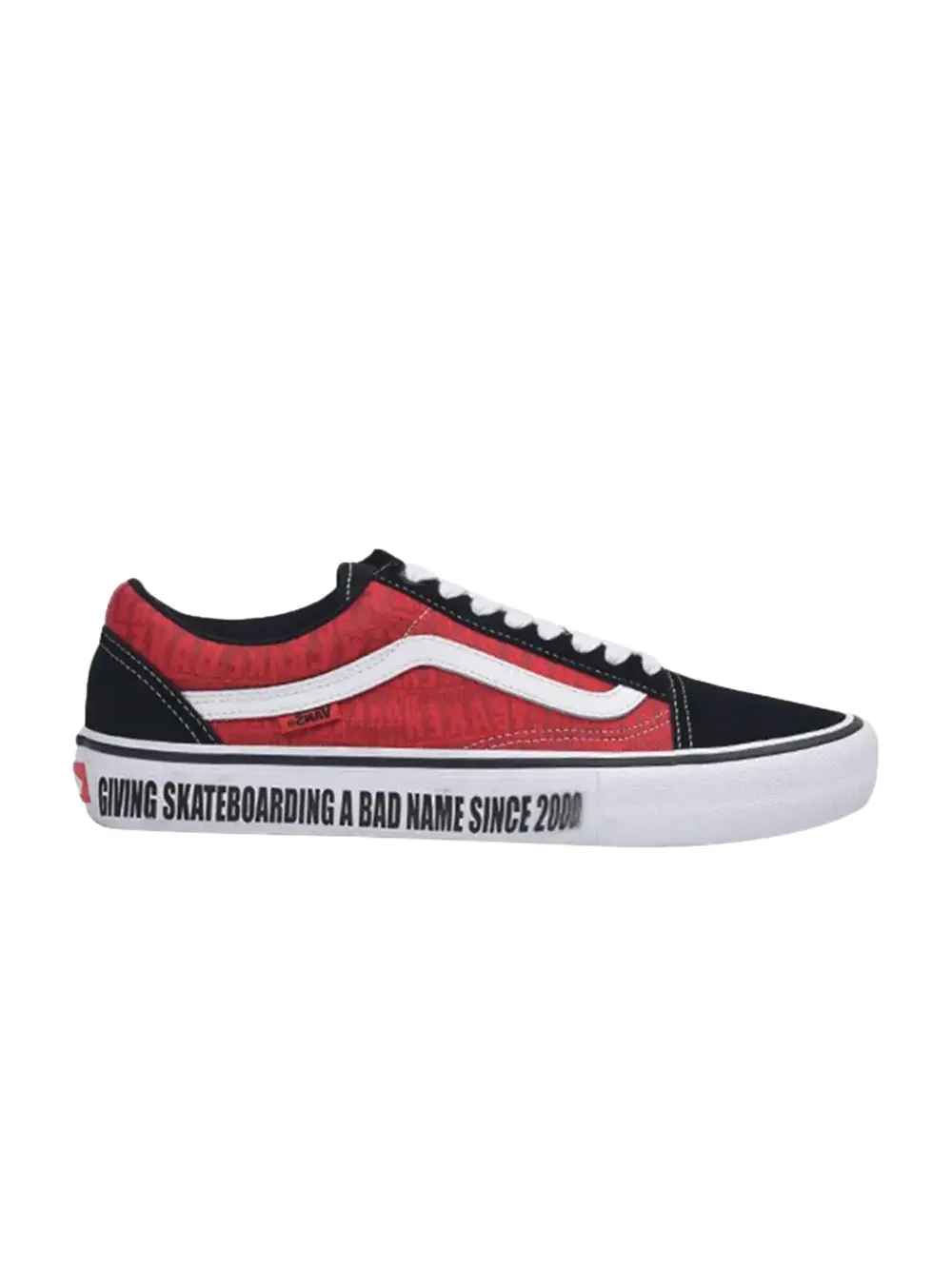 Кроссовки Baker Skateboards x Old Skool Vans — изображение 1 из 1, черный/красный/белый