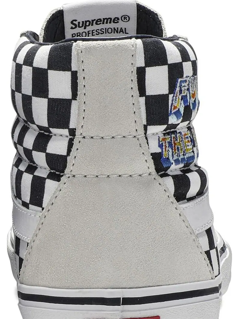 Кеды Vans Supreme x Sk8 Hi f*ck The World - White — изображение 7 из 8, белый
