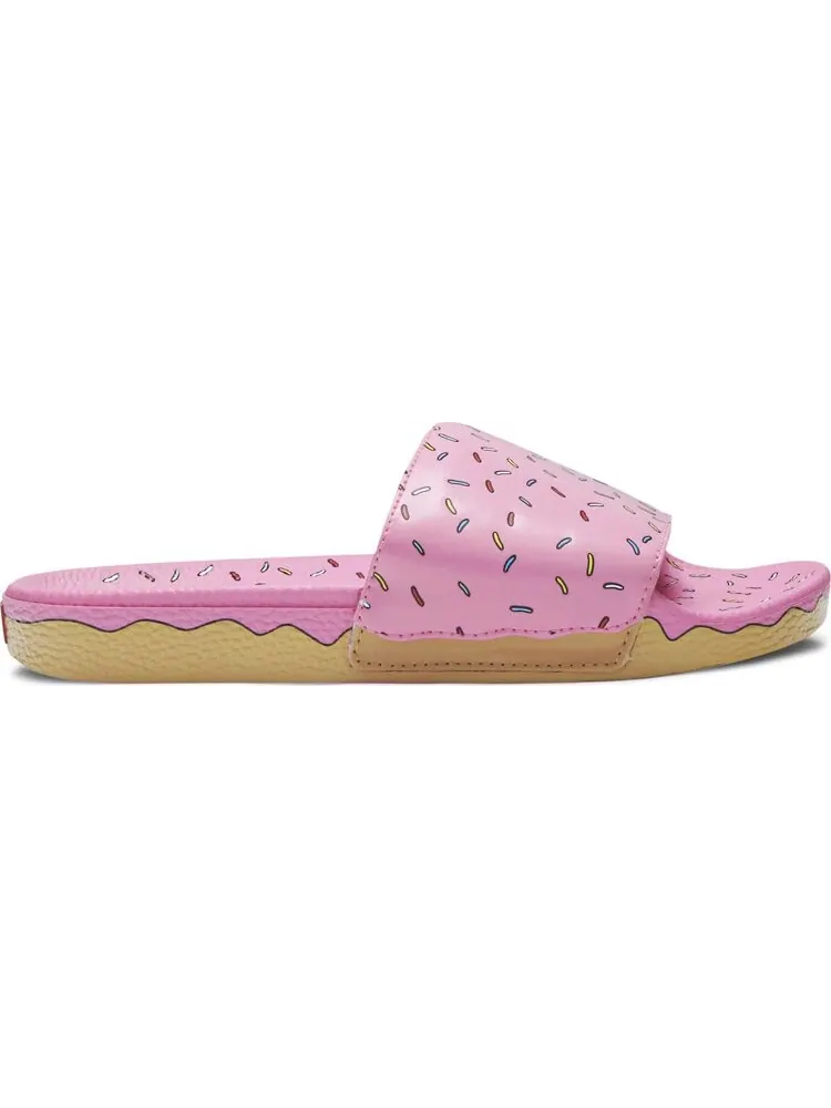 Сандалии Vans The Simpsons x Slide-On Pink Dohnut — изображение 1 из 8, розовый