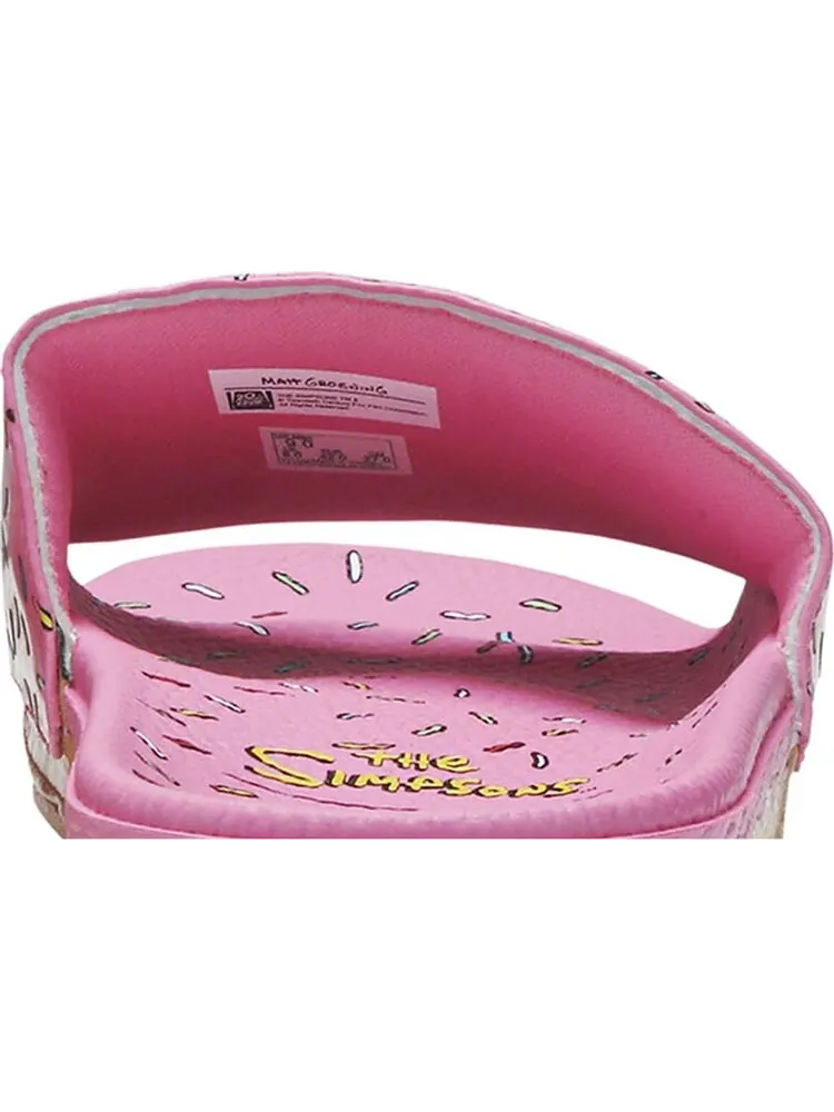 Сандалии Vans The Simpsons x Slide-On Pink Dohnut — изображение 7 из 8, розовый