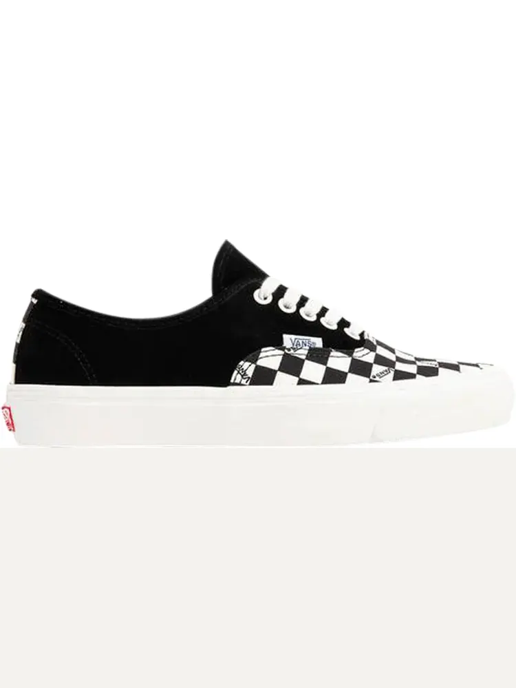 Кеды Vans OG Authentic LX Black Checkerboard Toe — изображение 1 из 1, черный