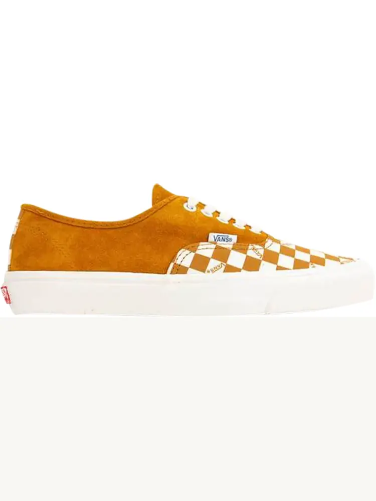 Кеды Vans OG Authentic LX Buckthorn Brown Checkerboard Toe — изображение 1 из 1, коричневый