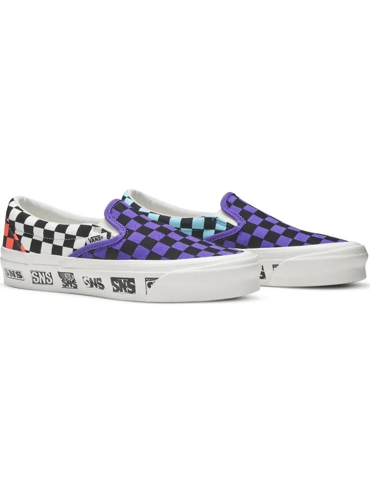 Кеды Vans Sneakersnstuff x Slip-On LX Venice Beach — изображение 8 из 8, фиолетовый