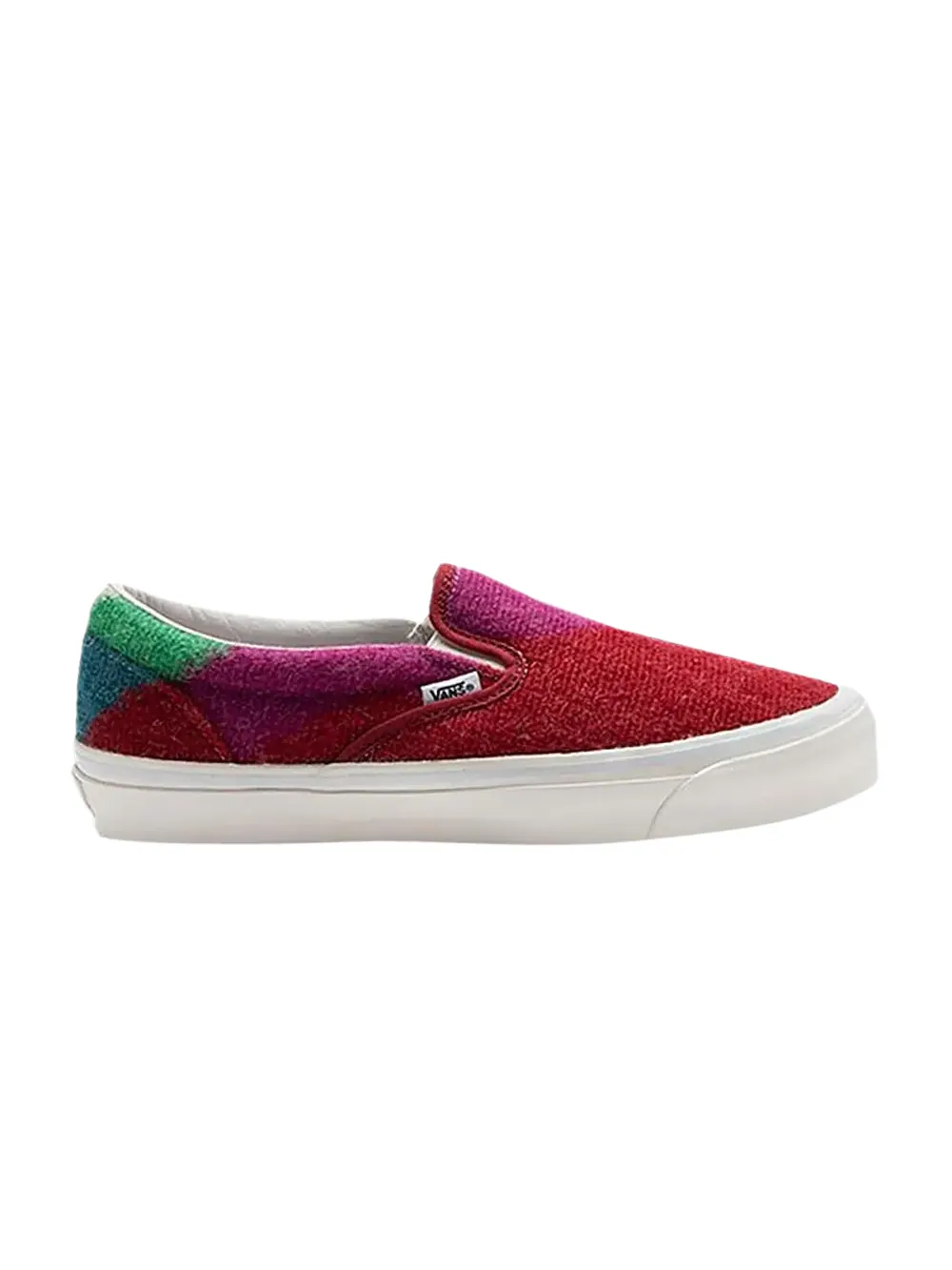 Кроссовки Concepts x OG Classic Slip-On LX Vans — изображение 1 из 1, красный/мульти