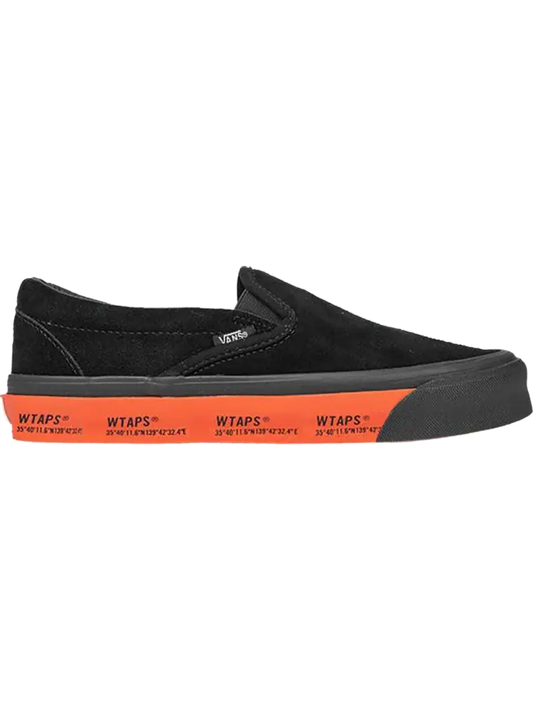 Кеды Vans WTAPS x Classic Slip-On LX Black Orange — изображение 1 из 1, черный