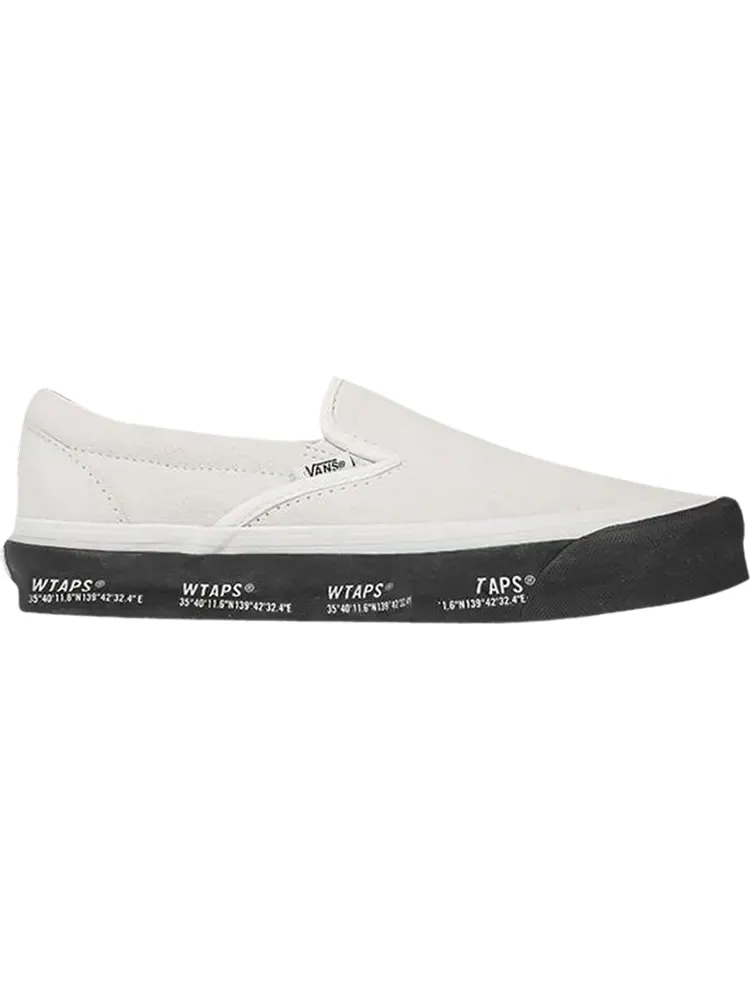 Кеды Vans WTAPS x Classic Slip-On LX White Black — изображение 1 из 1, белый