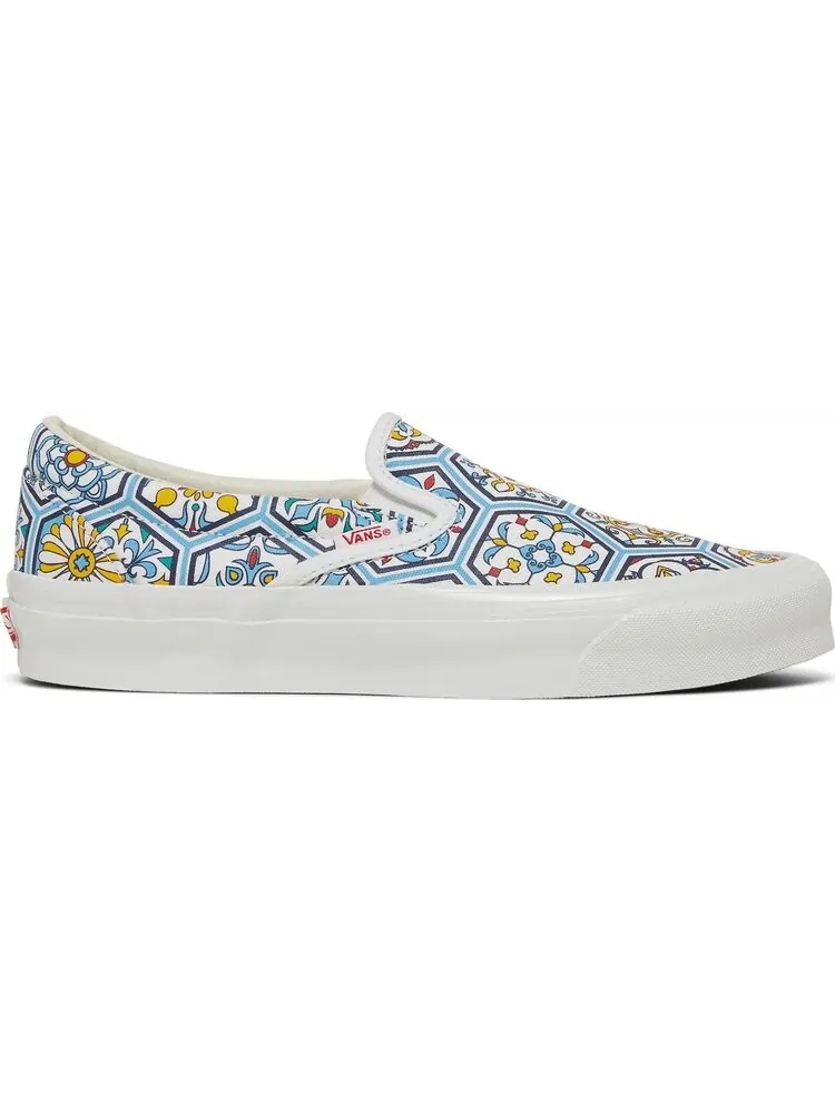 Кеды Vans KITH x Classic Slip-On Blue Moroccan Pattern — изображение 1 из 8, синий