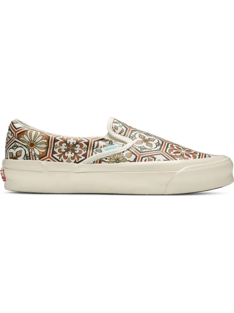 Кеды Vans KITH x Classic Slip-On Brown Moroccan Pattern — изображение 1 из 8, коричневый