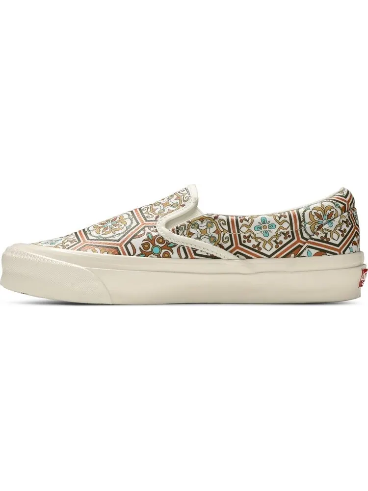 Кеды Vans KITH x Classic Slip-On Brown Moroccan Pattern — изображение 3 из 8, коричневый