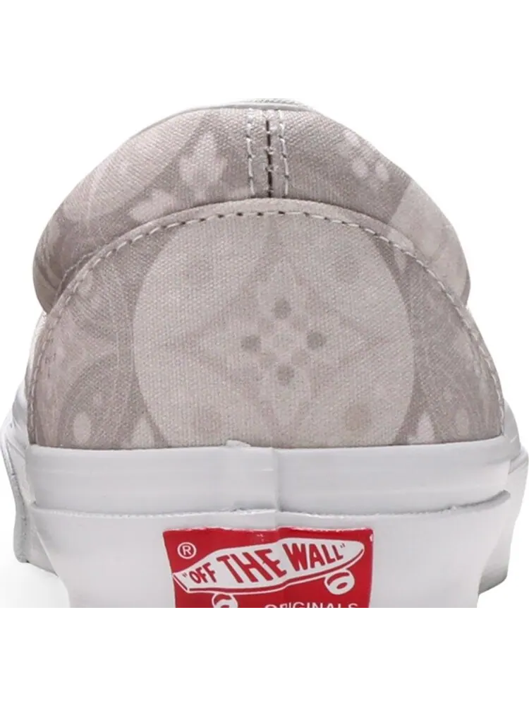 Кеды Vans Kith x Vault OG Classic Slip-On LX Gray Tile — изображение 7 из 8, серый