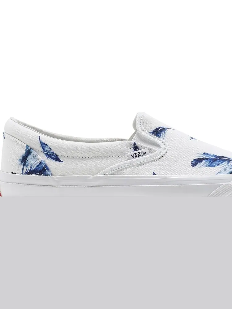 Кеды Vans Kith x Vault OG Classic Slip-On LX Feathers — изображение 2 из 8, белый