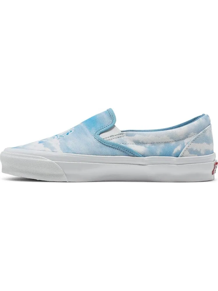 Кеды Vans Kith x Vault OG Classic Slip-On LX Clouds — изображение 3 из 8, белый