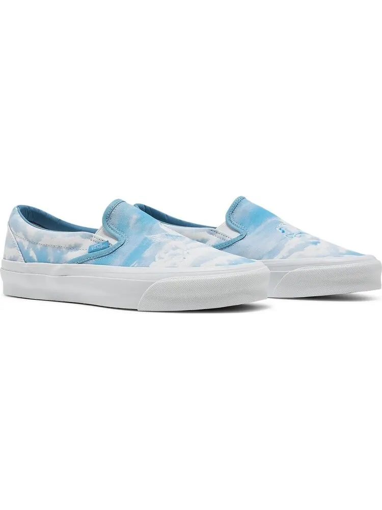 Кеды Vans Kith x Vault OG Classic Slip-On LX Clouds — изображение 8 из 8, белый