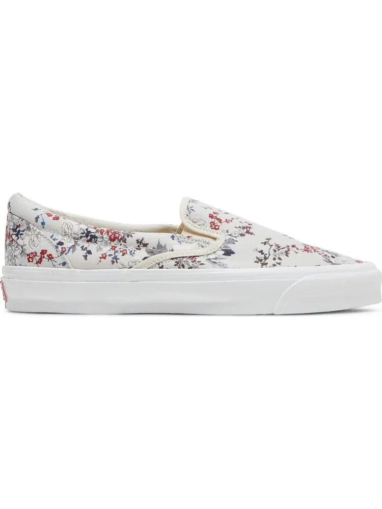 Кеды Vans Kith x Vault OG Classic Slip-On LX Floral — изображение 1 из 8, бежевый