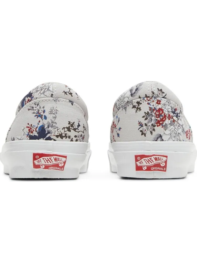 Кеды Vans Kith x Vault OG Classic Slip-On LX Floral — изображение 6 из 8, бежевый