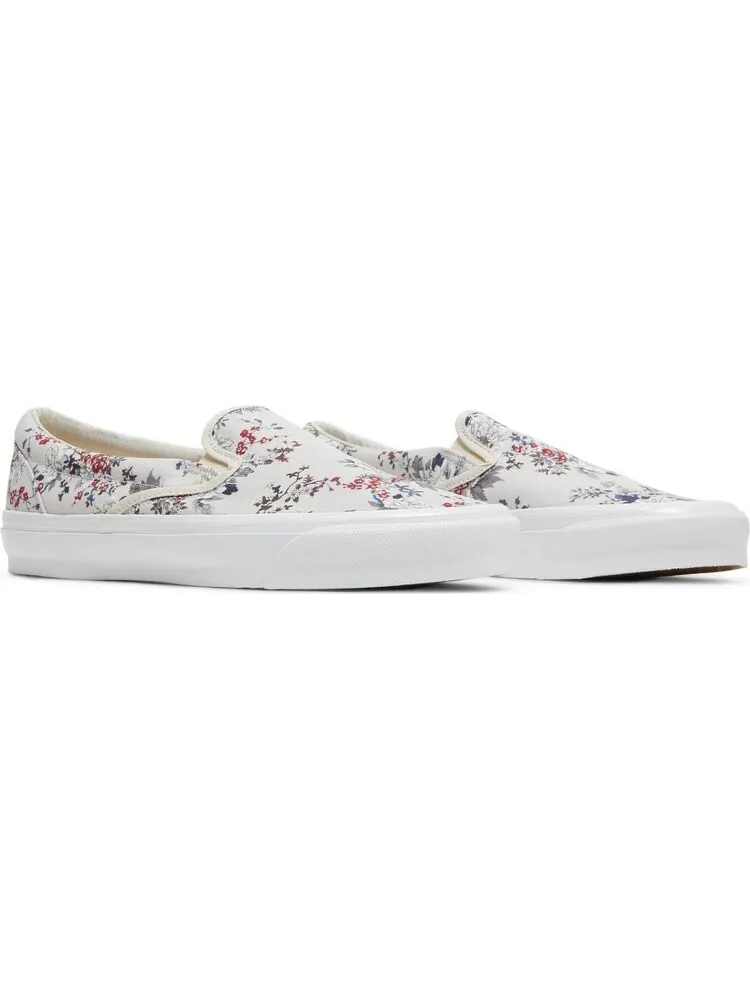 Кеды Vans Kith x Vault OG Classic Slip-On LX Floral — изображение 8 из 8, бежевый