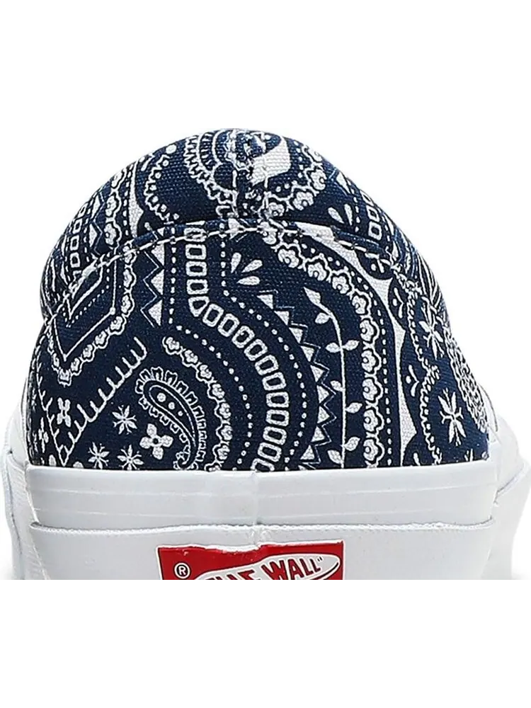 Кеды Vans Kith x Vault OG Classic Slip-On LX Paisley — изображение 7 из 8, синий