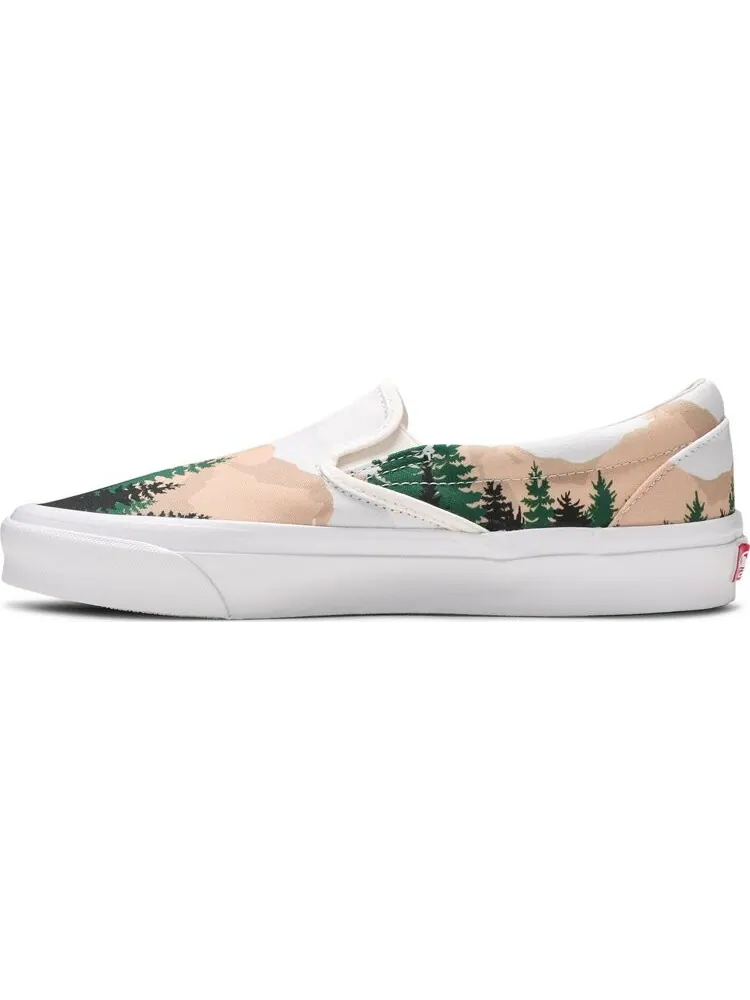 Кеды Vans Kith x Vault OG Classic Slip-On LX Treescape — изображение 3 из 8, зеленый