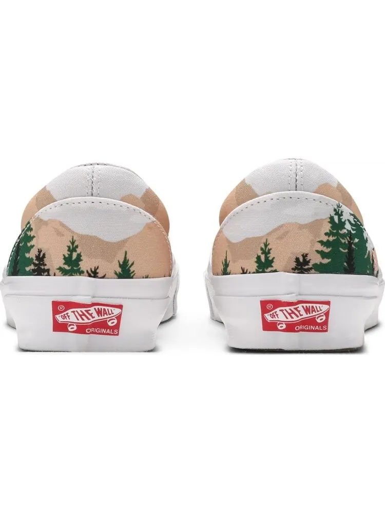 Кеды Vans Kith x Vault OG Classic Slip-On LX Treescape — изображение 6 из 8, зеленый