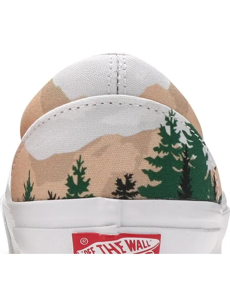 Кеды Vans Kith x Vault OG Classic Slip-On LX Treescape — изображение 7 из 8, зеленый