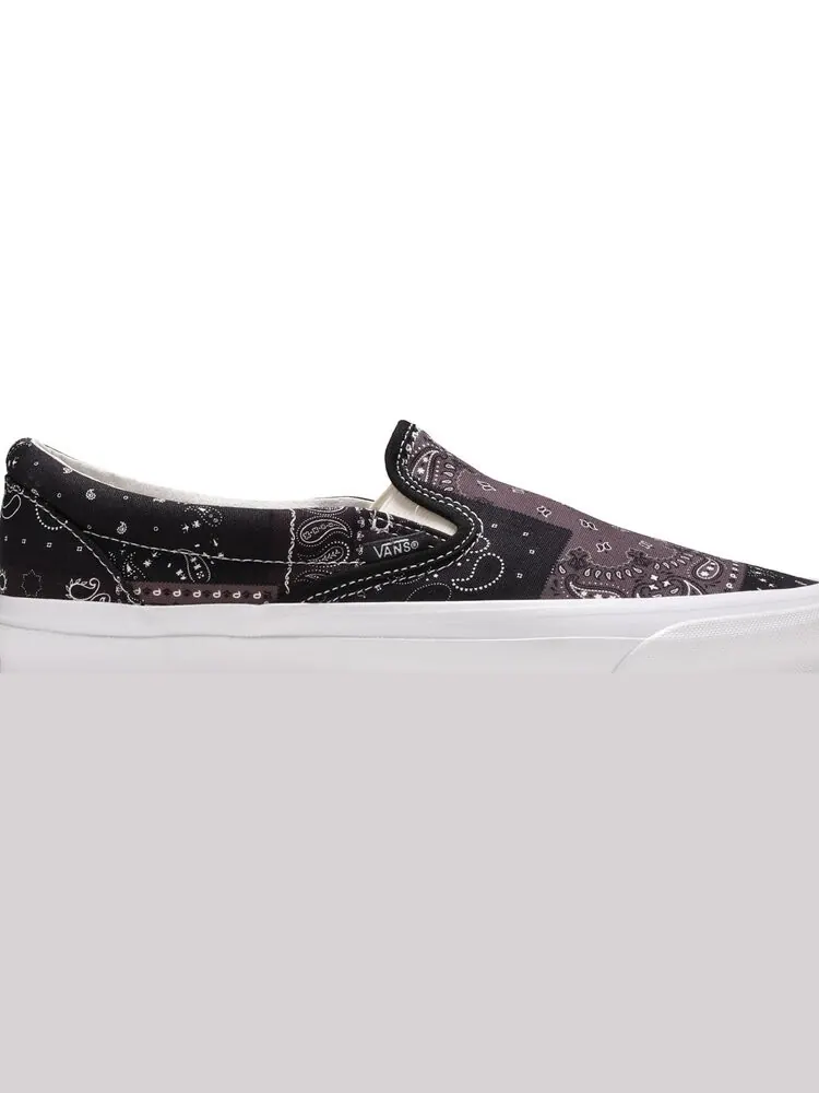 Кеды Vans Kith x Vault OG Classic Slip-On LX Bandana - Moonless Night — изображение 2 из 8, фиолетовый