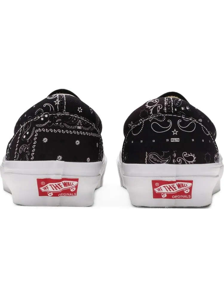 Кеды Vans Kith x Vault OG Classic Slip-On LX Bandana - Moonless Night — изображение 6 из 8, фиолетовый