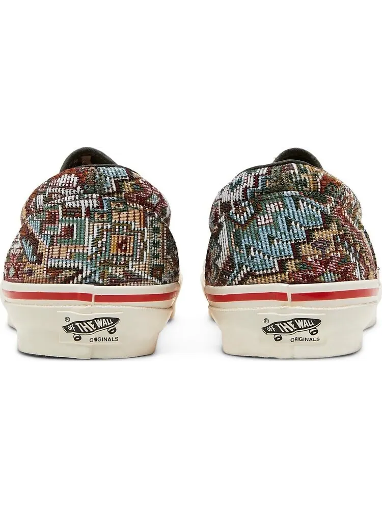 Кеды Vans Nigel Cabourn x OG Classic Slip-On LX Carpet Green Mix — изображение 6 из 8, мульти