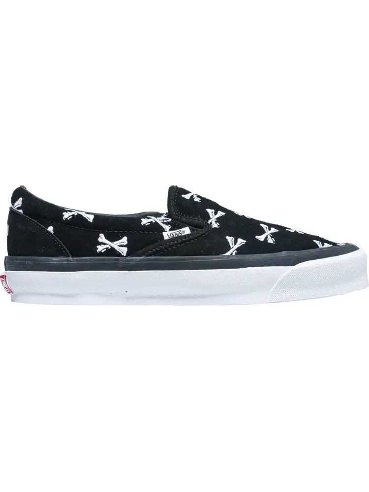 Кеды Vans WTAPS x OG Classic Slip-On LX Bones — изображение 1 из 1, черный