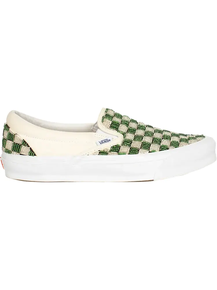 Кеды Vans One Block Down x Classic Slip-On LX Dog Days - Grass — изображение 1 из 1, зеленый