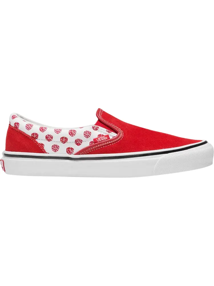 Кеды Vans Bodega x Slip-On LX Dice — изображение 1 из 1, красный