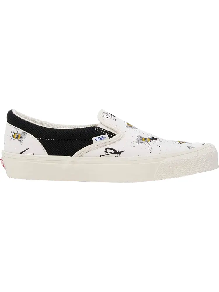 Кеды Vans Ralph Steadman x OG Classic Slip-On LX Bee — изображение 1 из 1, белый