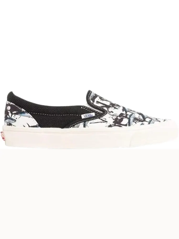 Кеды Vans Ralph Steadman x OG Classic Slip-On LX Blue Tuna — изображение 1 из 1, белый