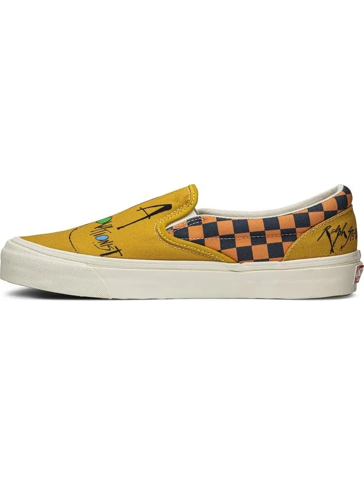 Кеды Vans Ralph Steadman x OG Classic Slip-On LX Gonzovationist — изображение 3 из 8, желтый