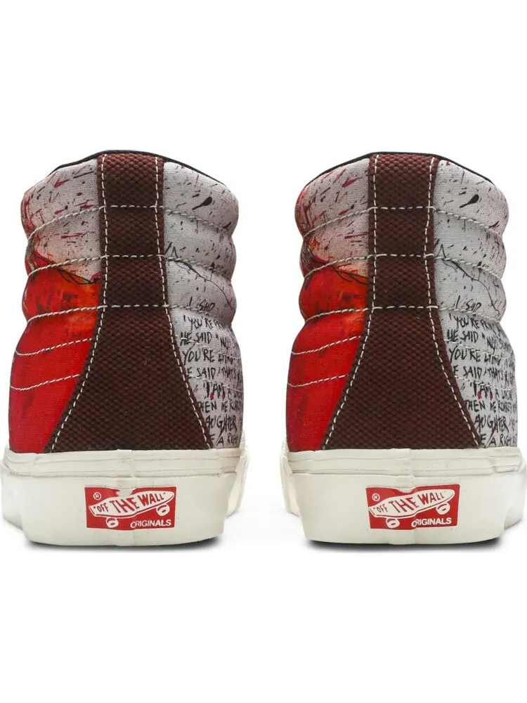 Кеды Vans Ralph Steadman x OG SK8-Hi LX Lion — изображение 6 из 8, красный