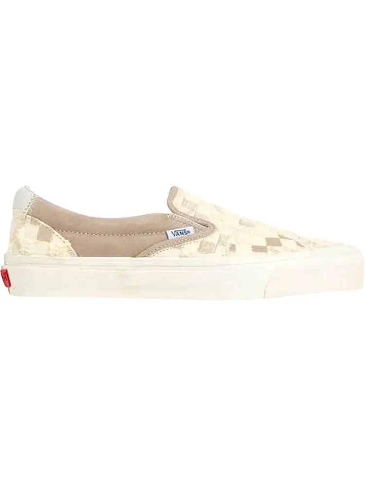 Кеды Vans Classic Slip-On LX Bricolage Pack - Hummus — изображение 1 из 1, бежевый